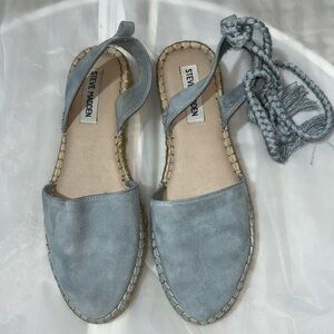 Steve Madden Light Blue Espadrilles Size 8
